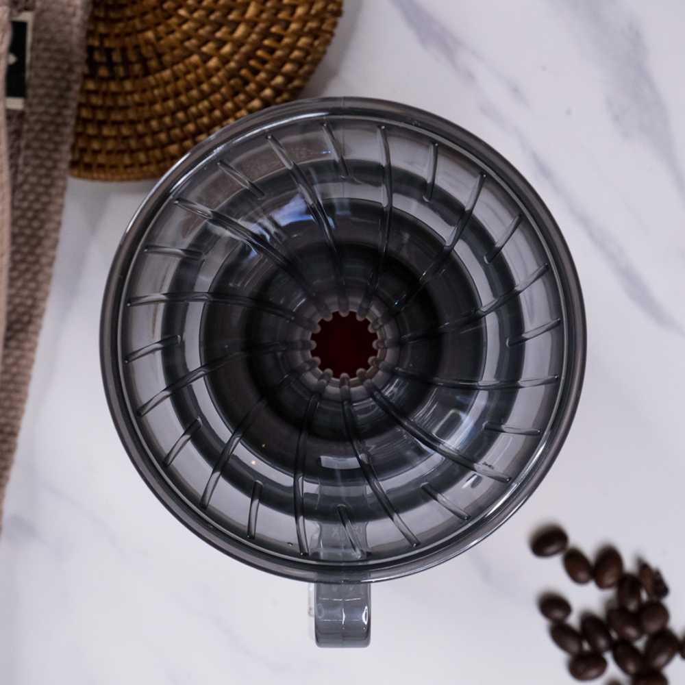One Two Cups V60 Coffee Dripper Alat Seduh Kopi Manual Plastik - KP-15 - Gambar 5