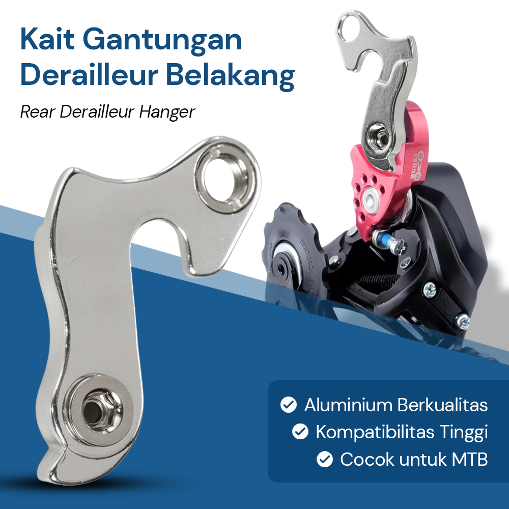 TaffSPORT Kait Ekor Belakang Konverter Derailleur Sepeda Tail Hook MTB - LU001