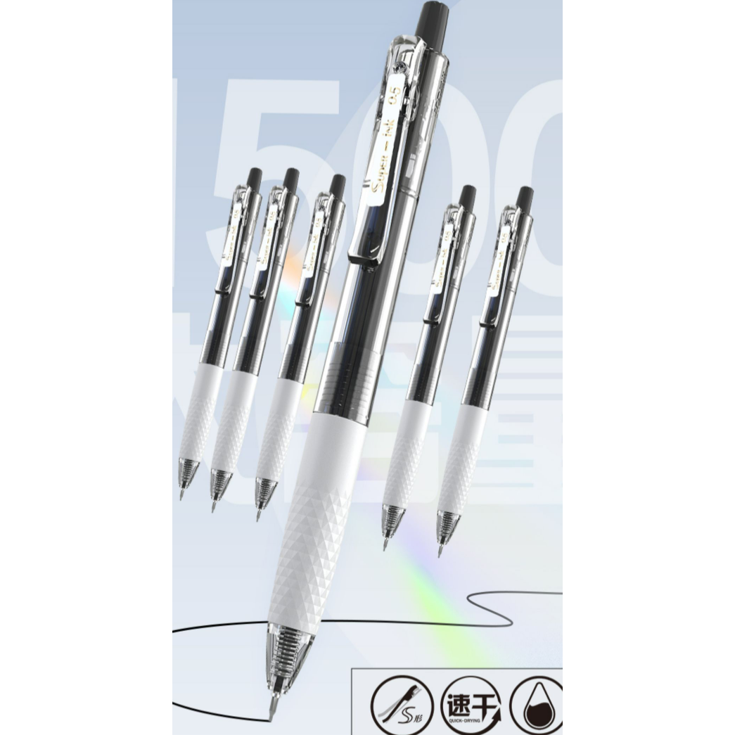 Jual Pulpen M&G AGPJ9071 Titan Gel Pen Fast Drying Black