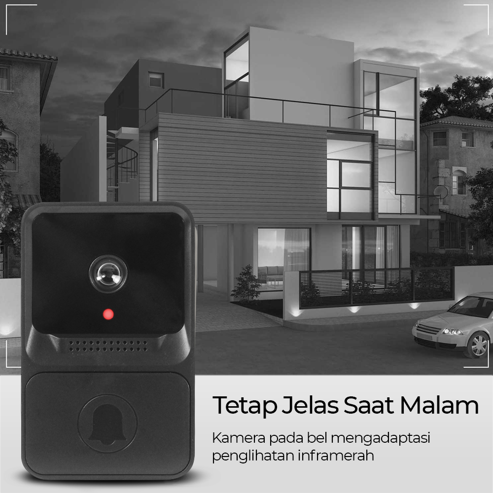 SUYING Bel Rumah Smart Doorbell Wireless Video HD WiFi Two Way Audio - Z20