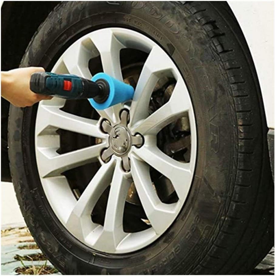 IDEATE Spons Brush Bor Listrik Velg Mobil Polishing Cone Car Sponge - YQ015