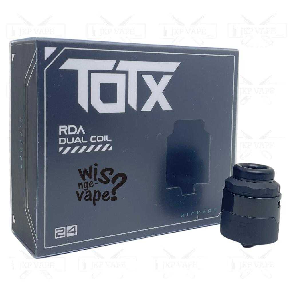 Merk X Rda Jual ToTx RDA 24mm Dual Coil Authentic by Airvape - TOT X RDA