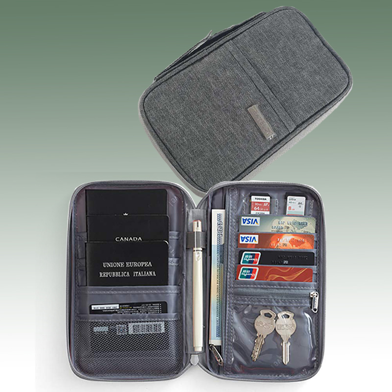 SHEFU Dompet Travel Paspor Card Holder Wallet 14 Slot Waterproof - S210