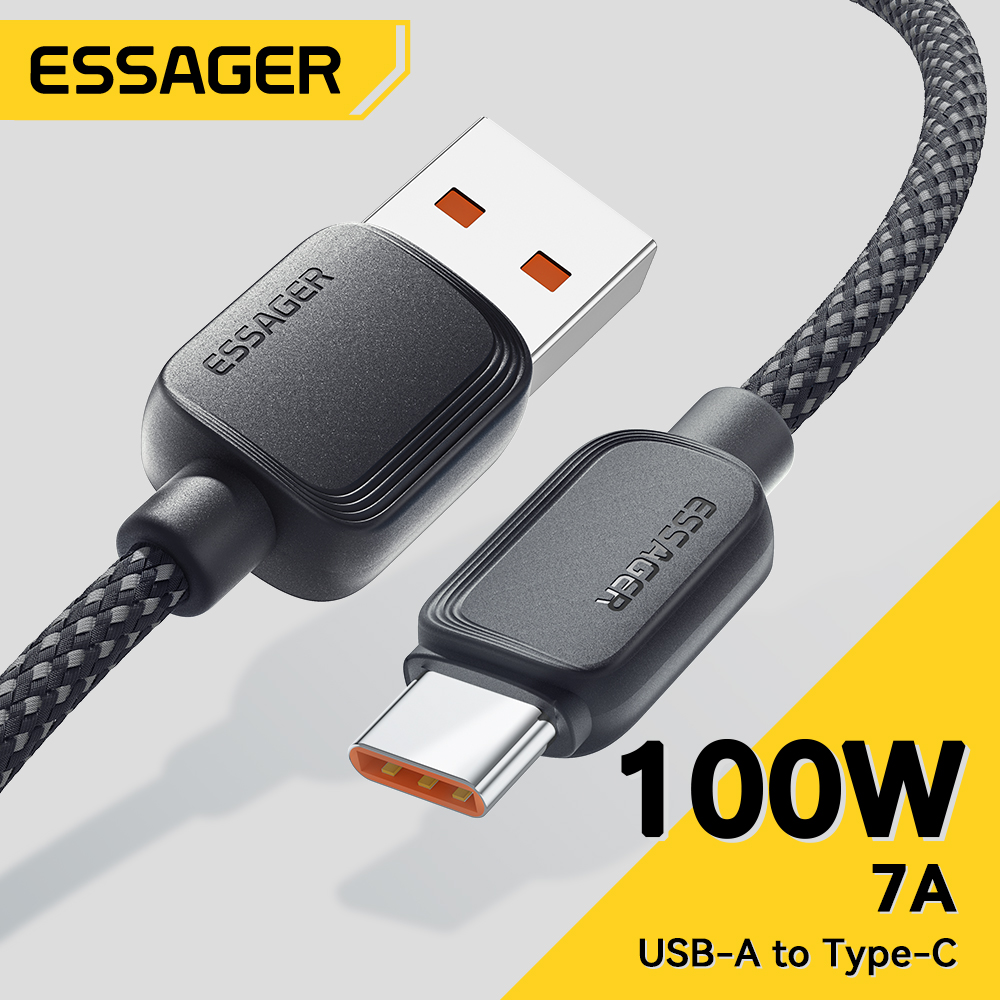 ESSAGER Kabel Data USB Type C Multifungsi Fast Charging 7A 100W - ES-X46