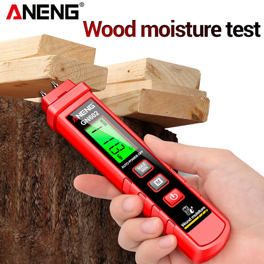 ANENG Wood Moisture Meter Digital Portable Pengukur Kelembapan Kayu - GN602