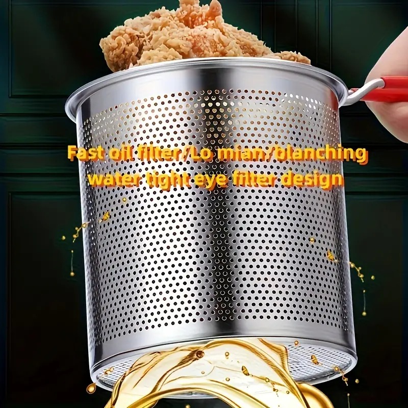 KOCHI Panci Deep Fry Saringan Stainless Steel Filter Basket 1.2L - K-12