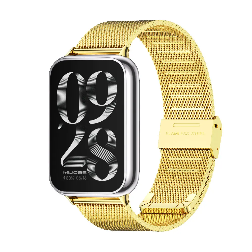 Mijobs Milan Buckle Strap Stainless Steel for Xiaomi Band 8 Pro - MJ24