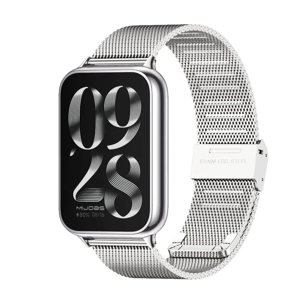 Mijobs Milan Buckle Strap Stainless Steel for Xiaomi Band 8 Pro - MJ24