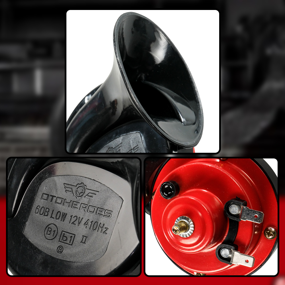 OTOHEROES Type R Klakson Keong Mobil Air Horn 12V 60dB 2 PCS - 60B