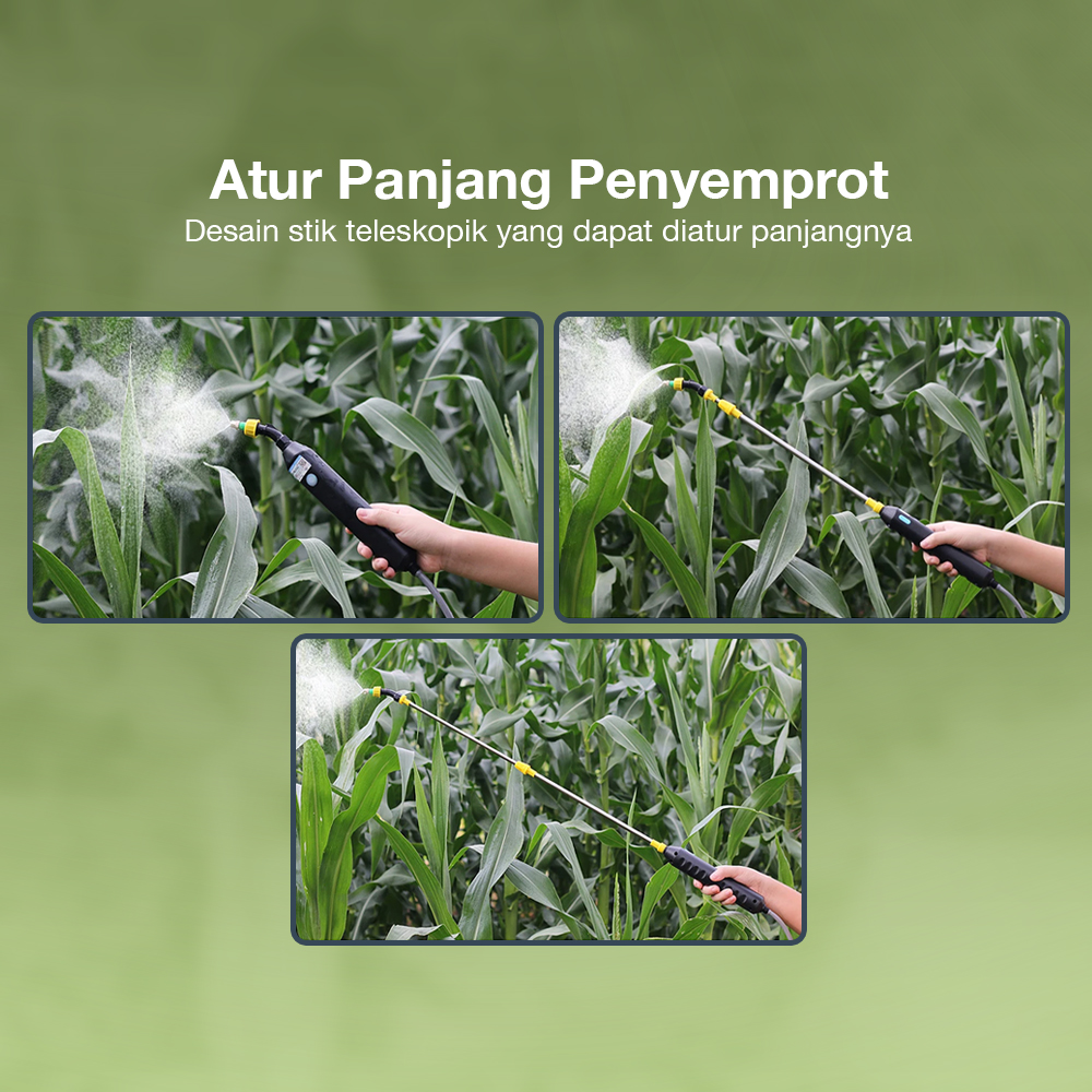 TaffHOME Semprotan Tanaman Elektrik Sprayer Shoulder Type 2000mAh 8L - VK8
