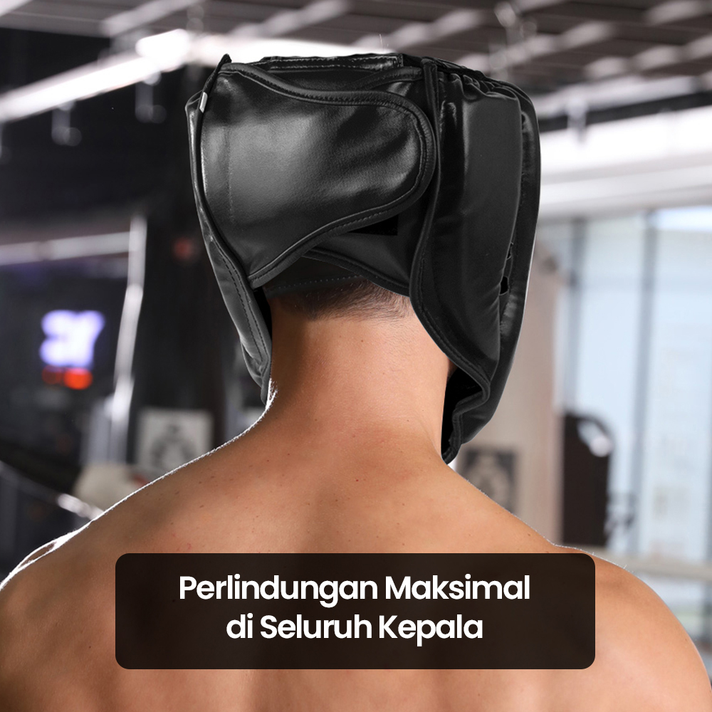 KANXEX Helm Tinju Sanda Pelindung Kepala Adult - WSD-2005