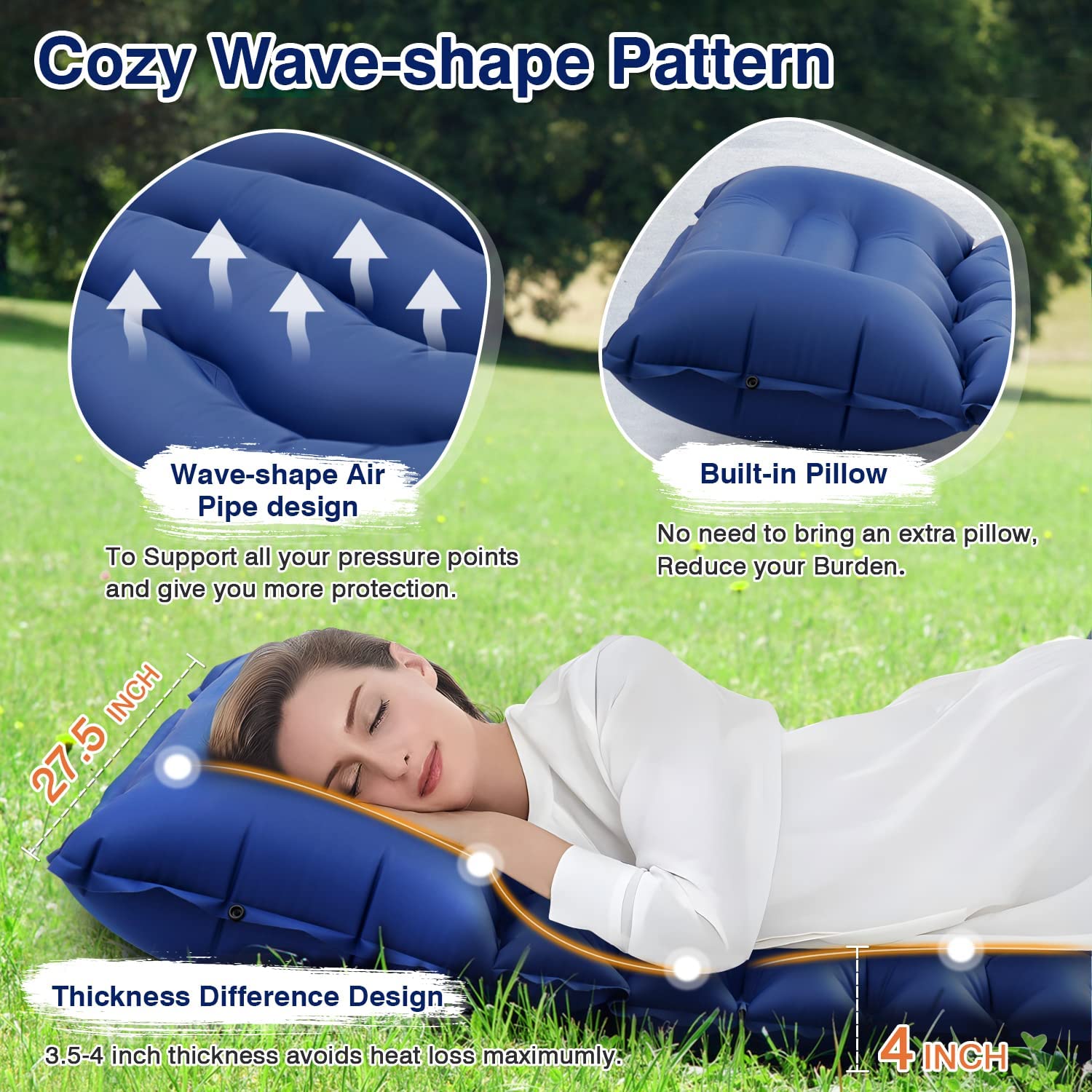 WEST TUNE Kasur Matras Angin Inflatable Waterproof Foldable TPU 40D - WT-40
