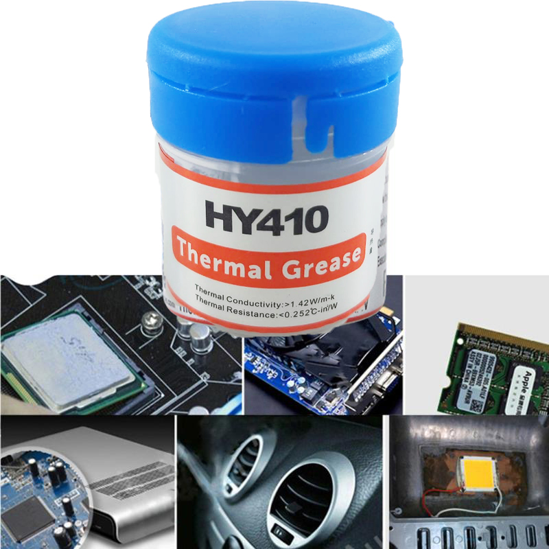 Halnziue Thermal Paste CPU Heatsink Silicone Compound Grease 10g - HY410