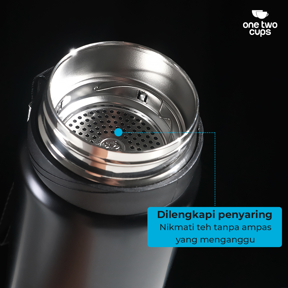 One Two Cups Botol Minum Termos Air Panas Dingin Stainless Steel 1 L - TC11
