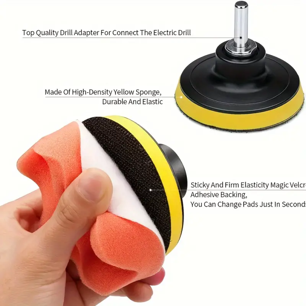 OTOHEROES Set Busa Poles Mobil Sponge Polishing Pad - PL051 - Gambar 6