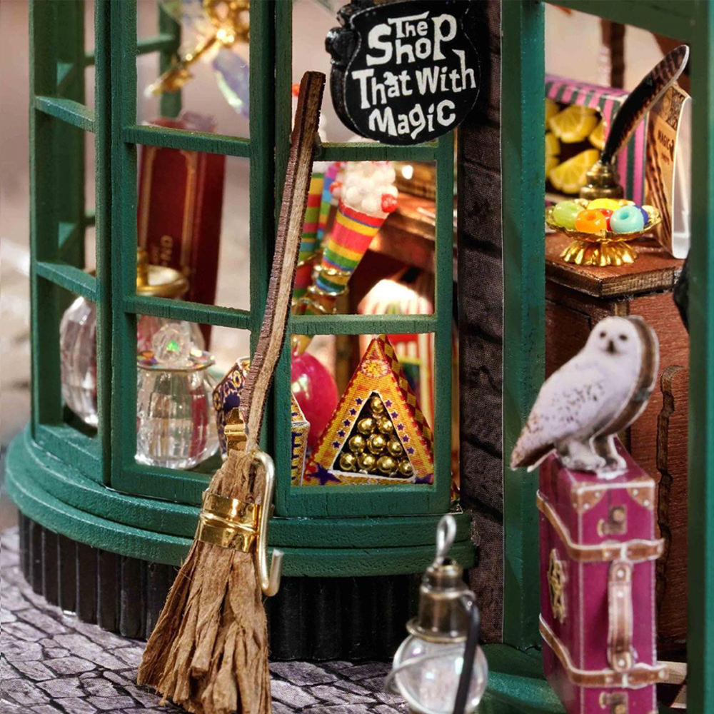 Dream Bottle Series Magic Shop Miniatur 3D Wooden Handmade DIY - B-048