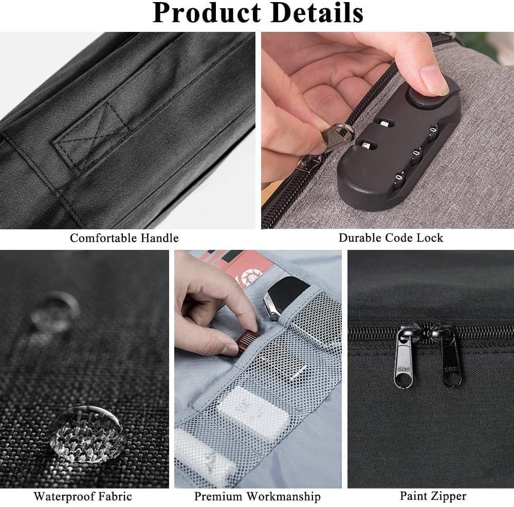 KALAX Tas Travel Organizer Bag Three Layer Password Lock 35x26x10cm - KA51