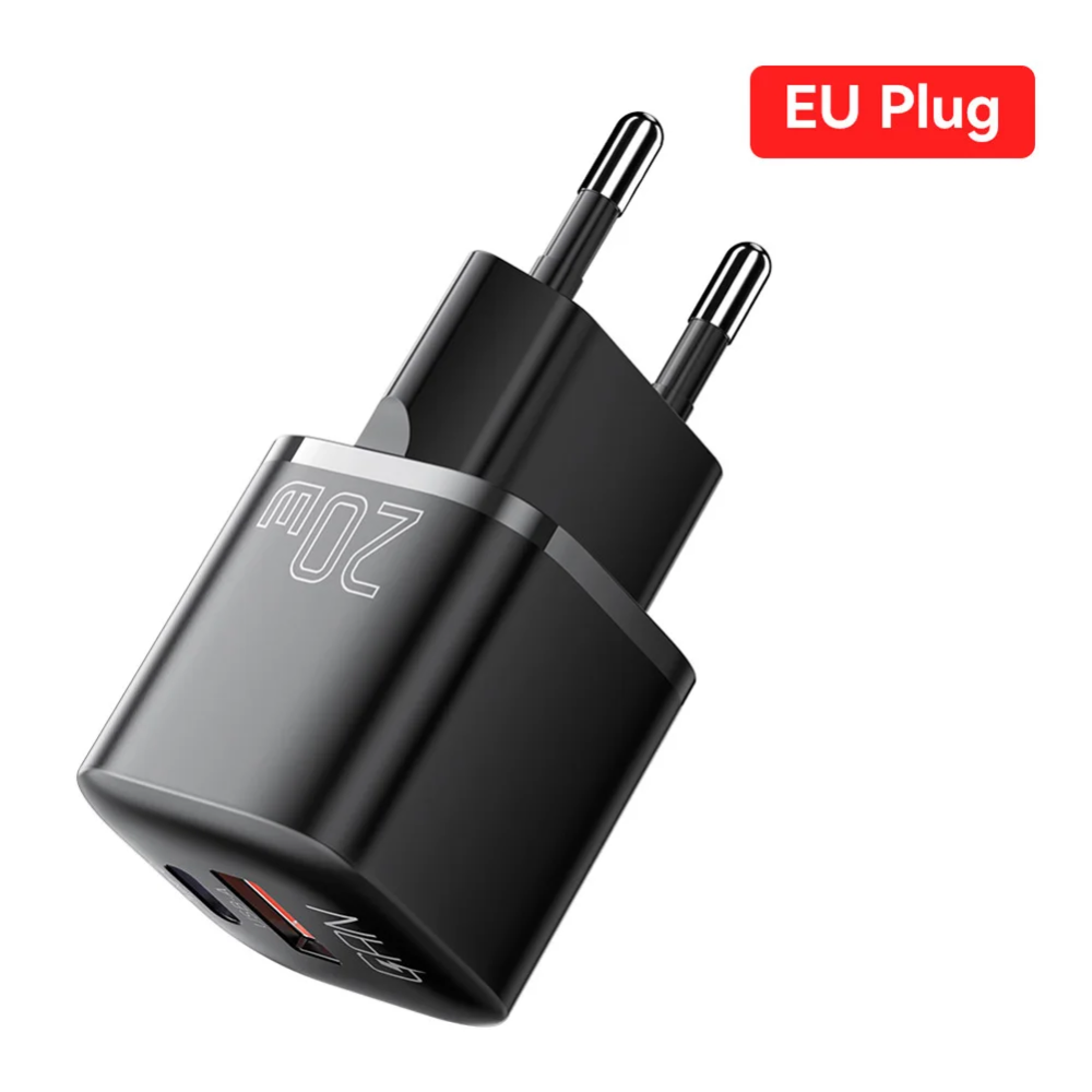 ESSAGER Kepala Charger Dual Port GaN Fast Charging PD 20W - ECTAC-HMB01-P