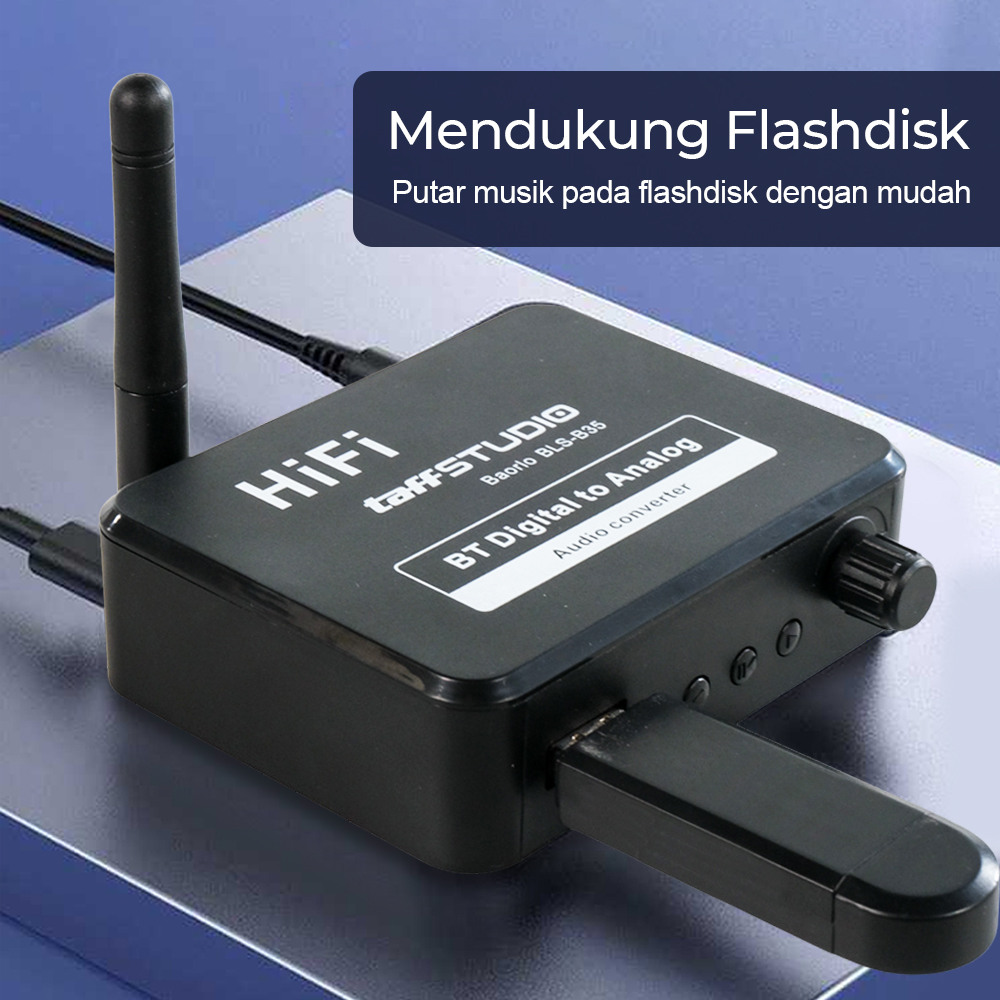 TaffSTUDIO DAC Audio Bluetooth 5.3 Receiver HiFi Digital to Analog - BLS-B35
