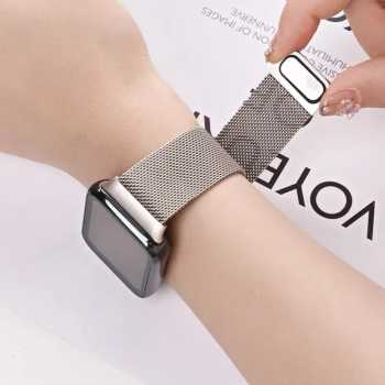 Mijobs Strap Watchband Stainless Steel Magnetic for Xiaomi Band 8 Pro - UT08