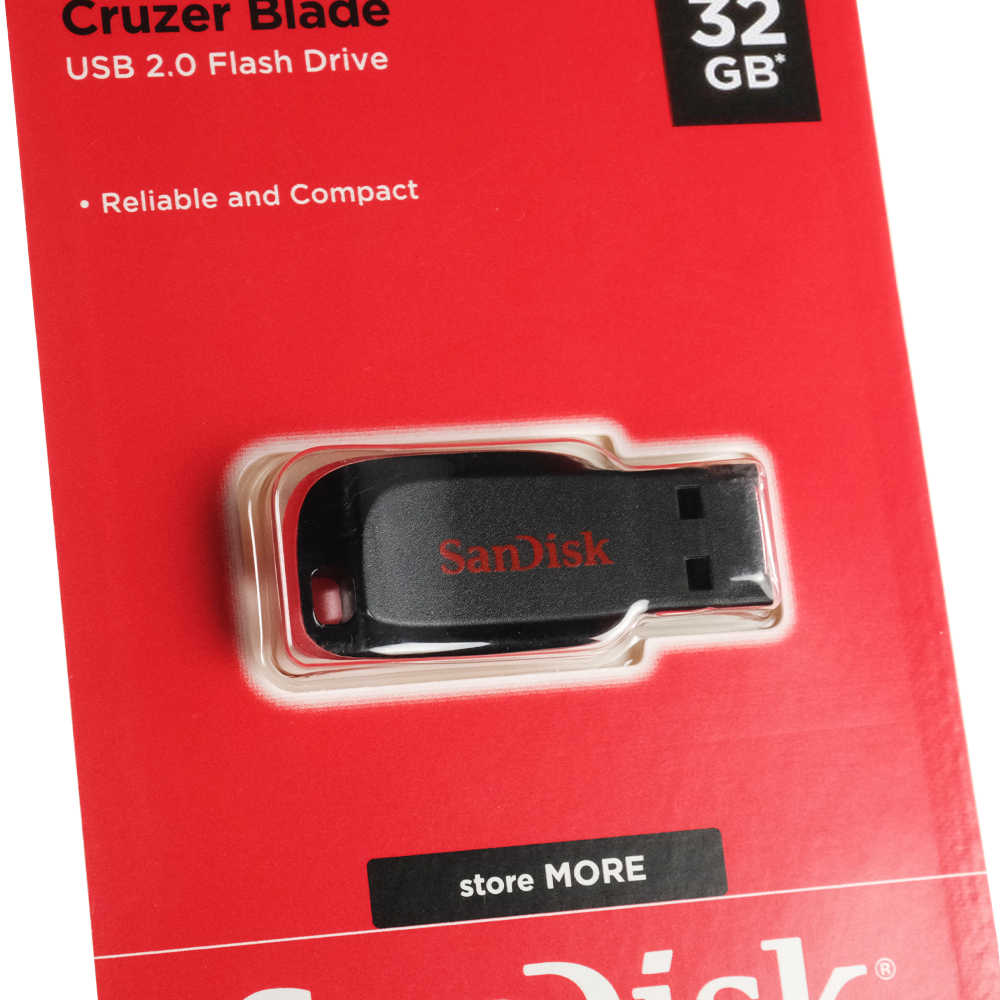 SanDisk Cruzer Blade Flashdisk Data Storage USB 2.0 Portable - SDCZ50