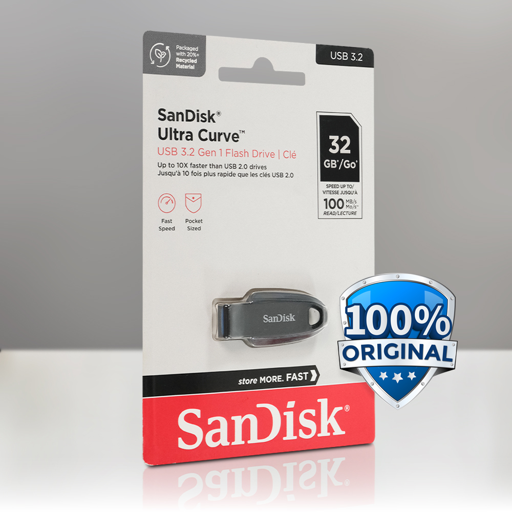 SanDisk Ultra Curve Flashdisk USB 3.2 Gen 1 - SDCZ550