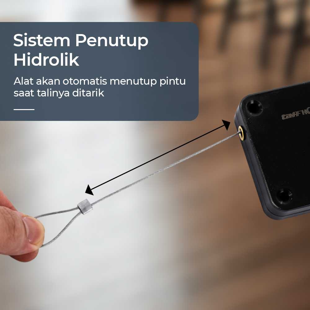 TaffHOME Tutup Pintu Otomatis Automatic Door Closer 800g - MO-206 - Gambar 4