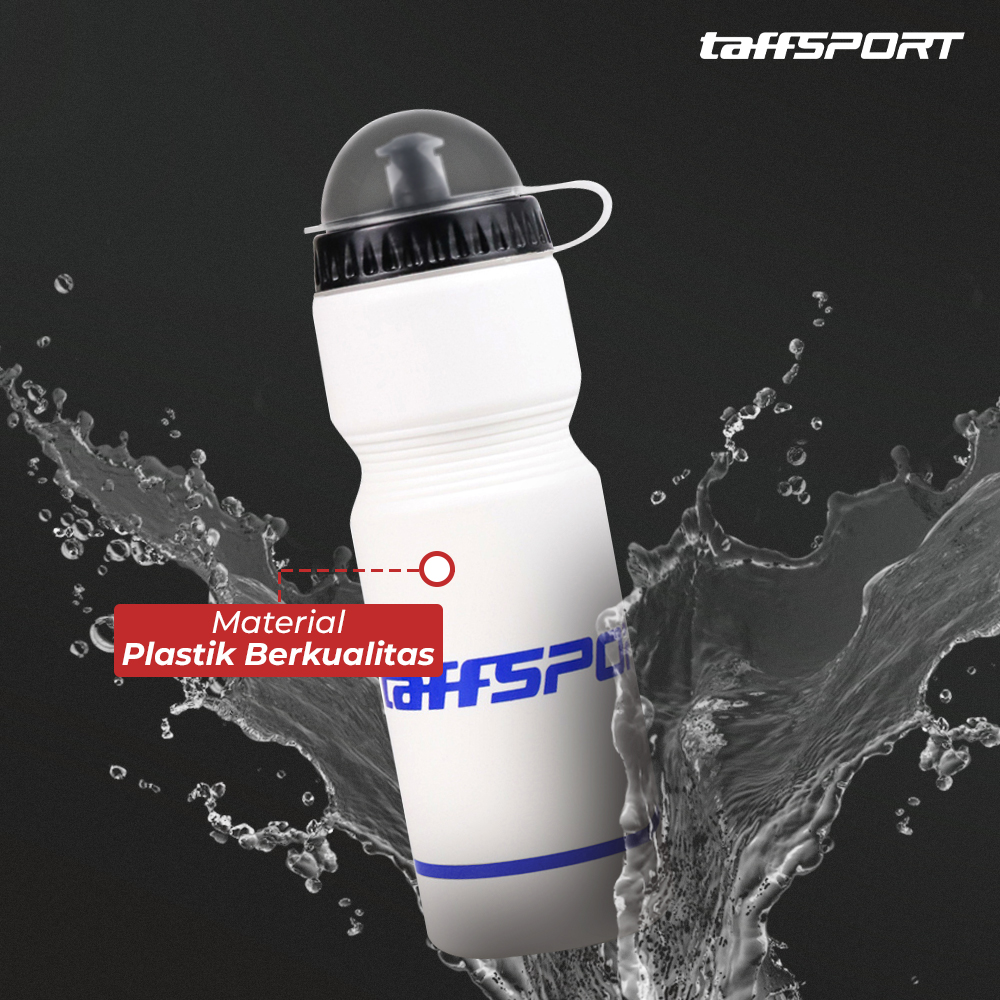 TaffSPORT Botol Minum Sepeda Olahraga Plastik with Dust Cover 740ml - 30A11
