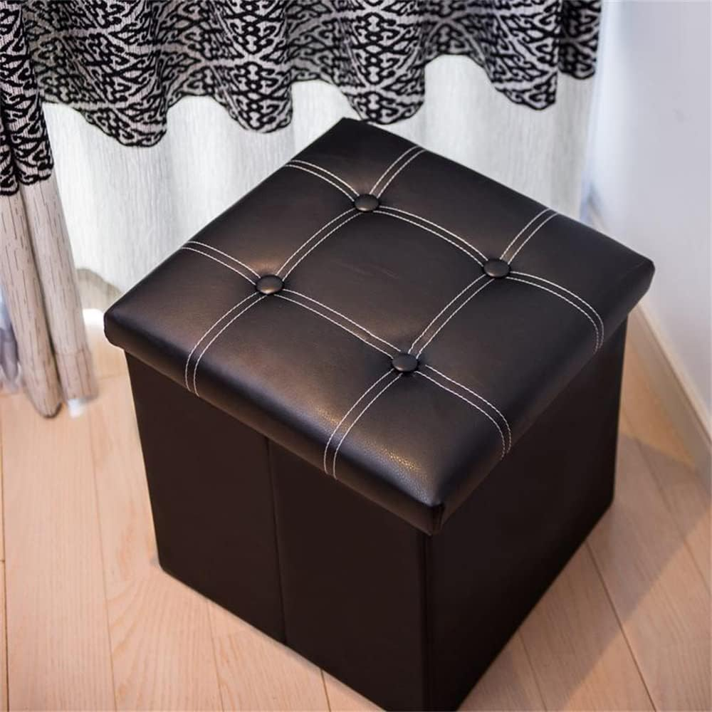 SMDI Sofa Kotak Penyimpanan Barang Foldable Storage Leather 38x38x36cm - SM149