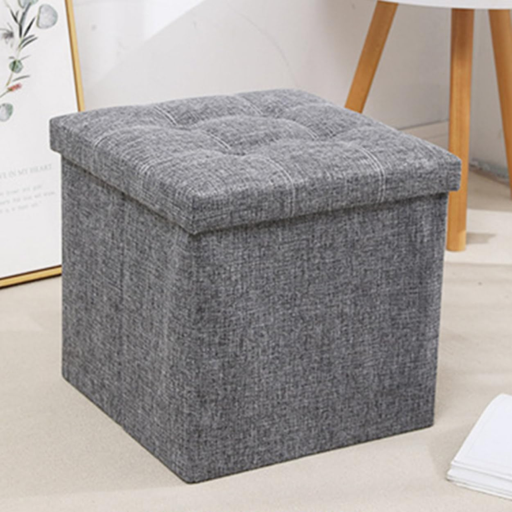 Braun Sofa Kotak Penyimpanan Barang Foldable Storage Linen - BR149