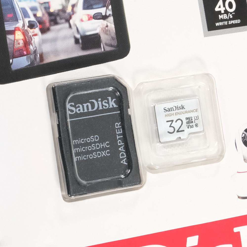Kartu Memori CCTV MP3 Penyimpanan High Endurance microSD UHS-I Class 10 U3 100MB/s - SDSQQNR