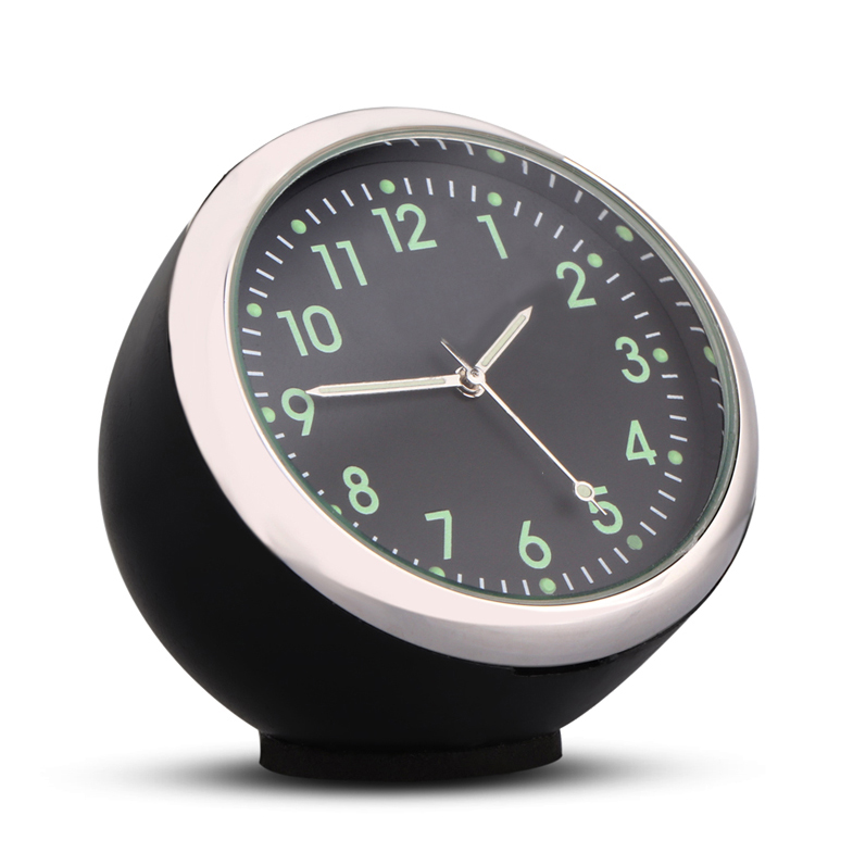 Dekorasi Mobil Jam Mini Quartz Clock Luminous Glow in The Dark - K01