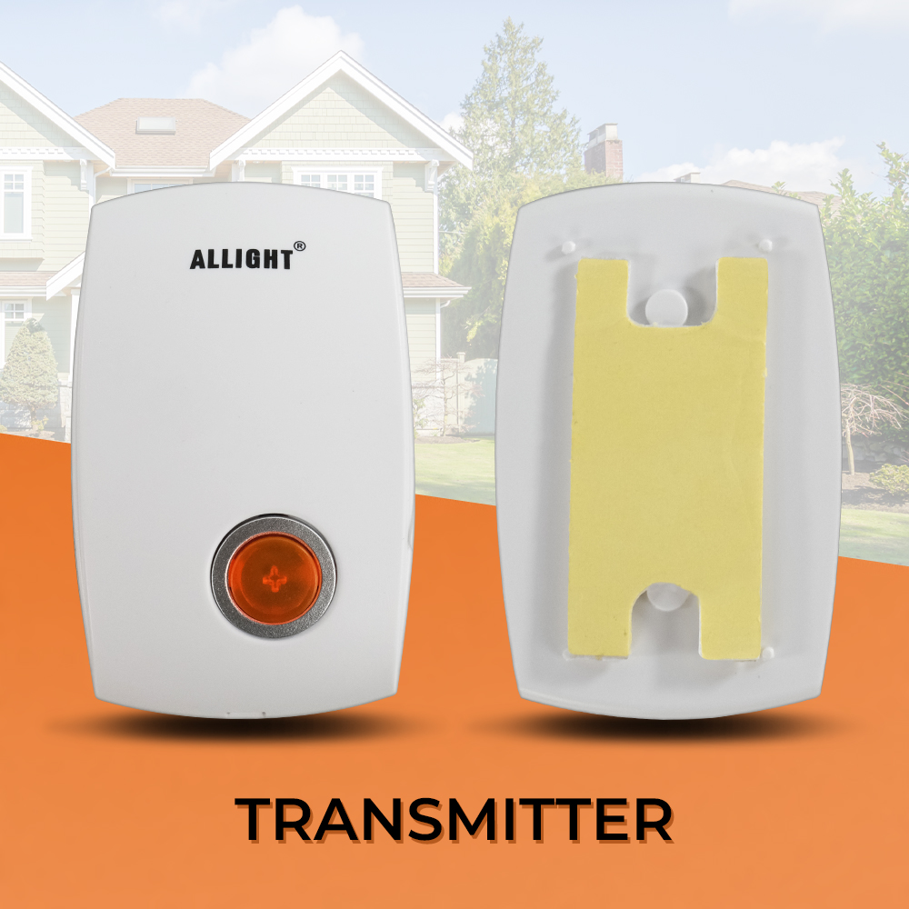 ALLIGHT Bel Pintu Wireless Door Bell Waterproof 36 Tunes - AG-9814F DC
