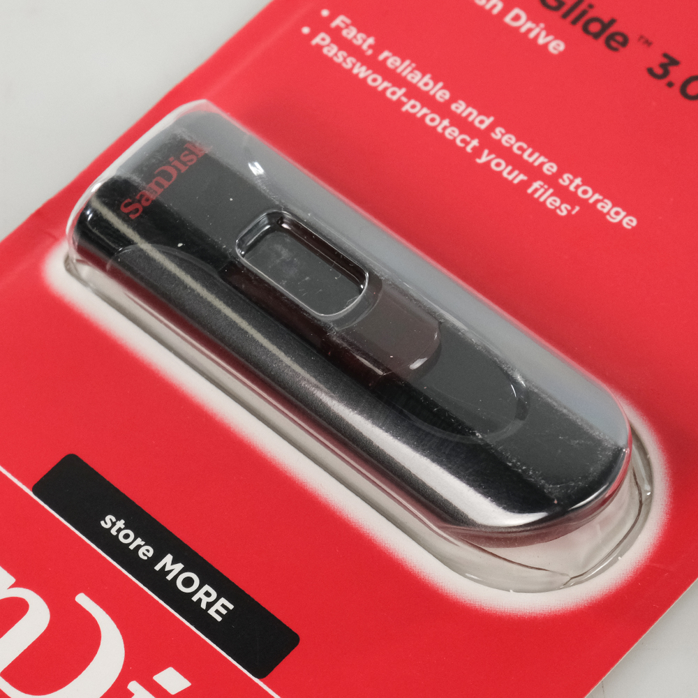SanDisk Cruzer Glide Flashdisk USB 3.0 Retractable Secure Access - SDCZ600