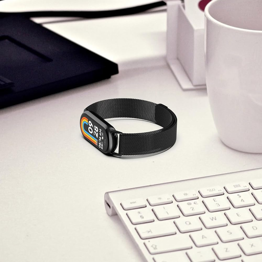 MIJOAS Buckle Strap Smartwatch Magnetic Stainless for Xiaomi Band 8 - GT4