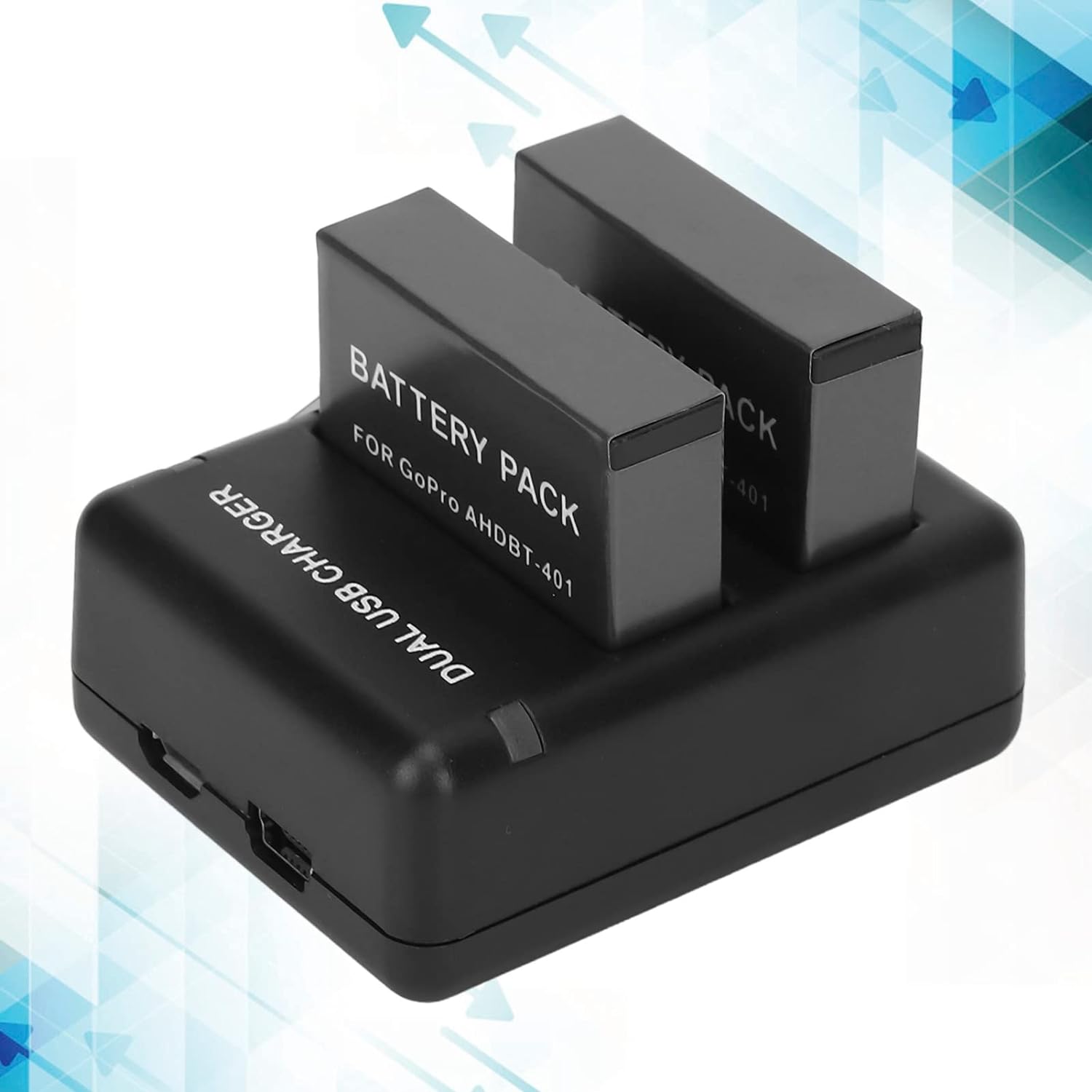 SHOOT Travel Charger Baterai 2 Slot untuk GoPro Hero 4 - AHDBT-401