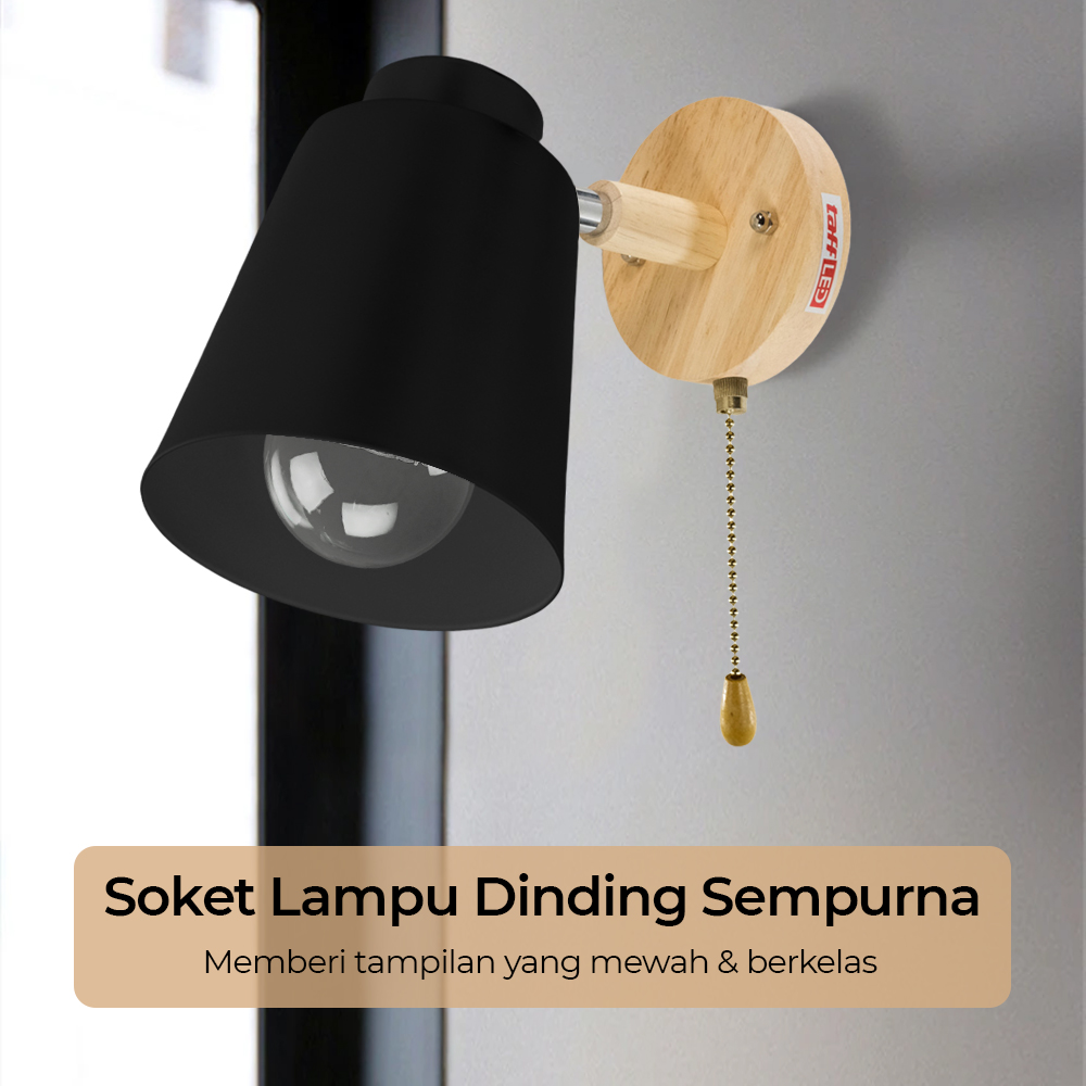 TaffLED Fitting Lampu Hias Dinding Minimalis Nordic Style E27 265V - WF-M004