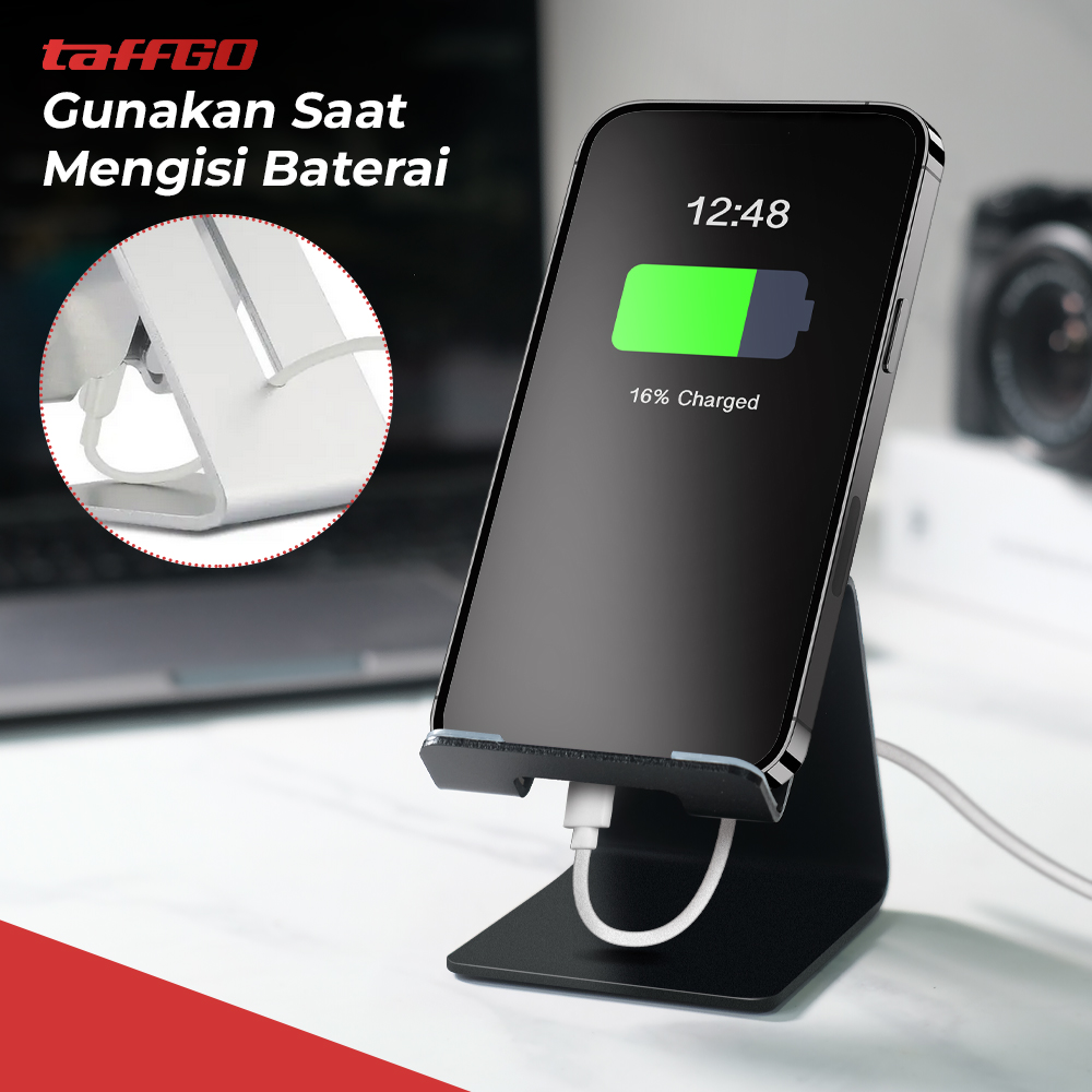 TaffGO Mobile Mate Smartphone Tablet Stand Holder Aluminium - S014