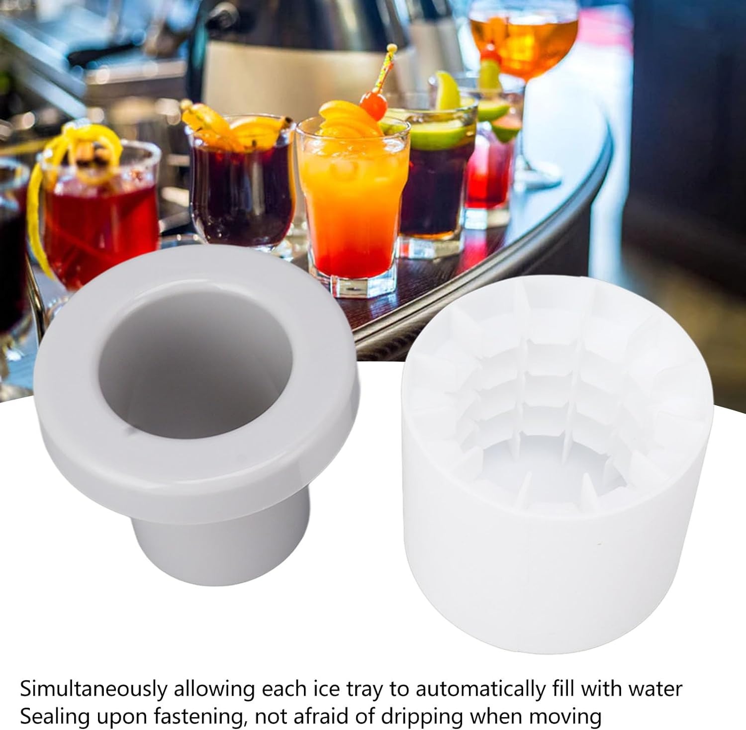 TOPICI Cetakan Es Batu Silikon Kotak 60 Grid Ice Cube Mold - TP-60