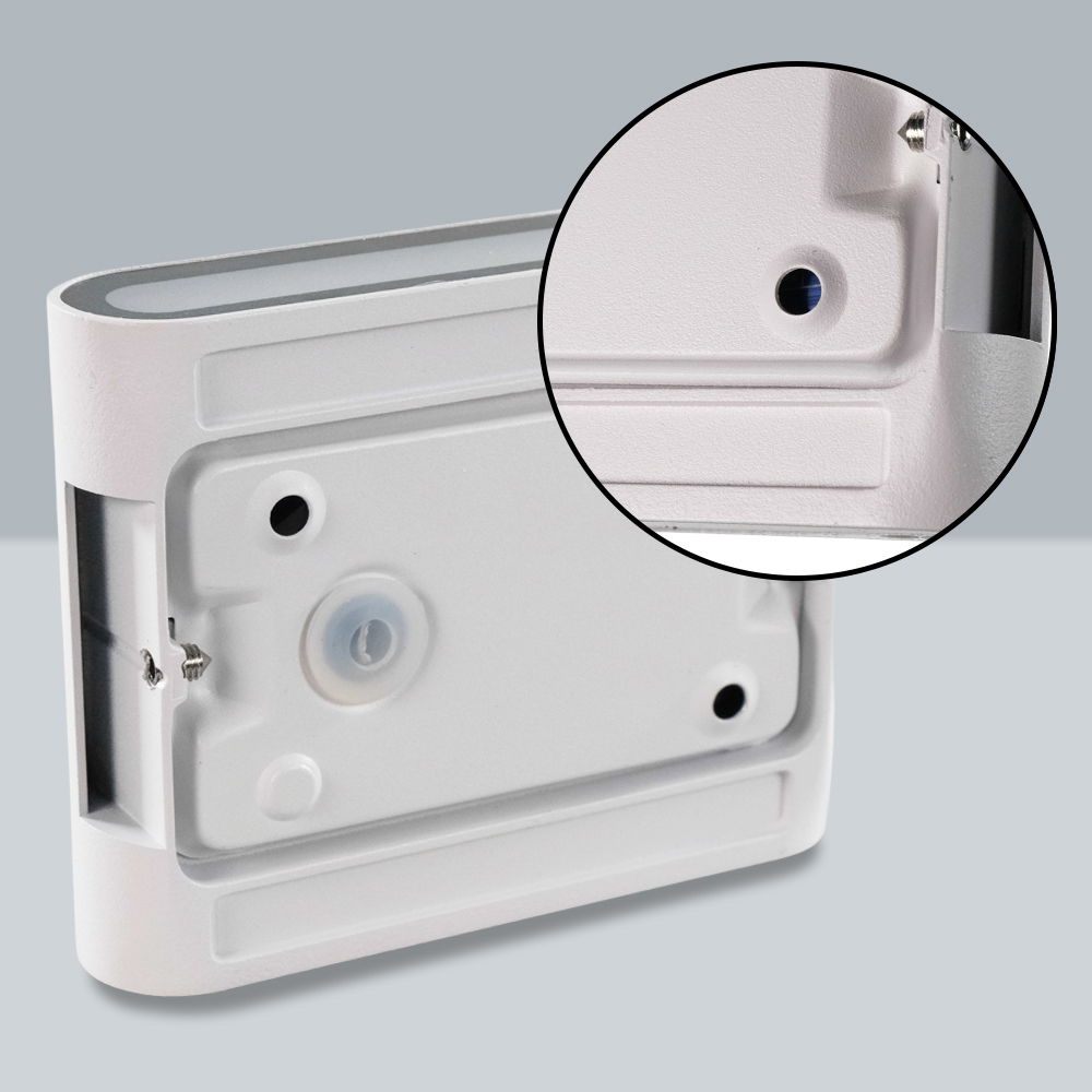 TaffLED Lampu Dinding Hias Modern Aluminium Waterproof Warm White 6W - RF-01
