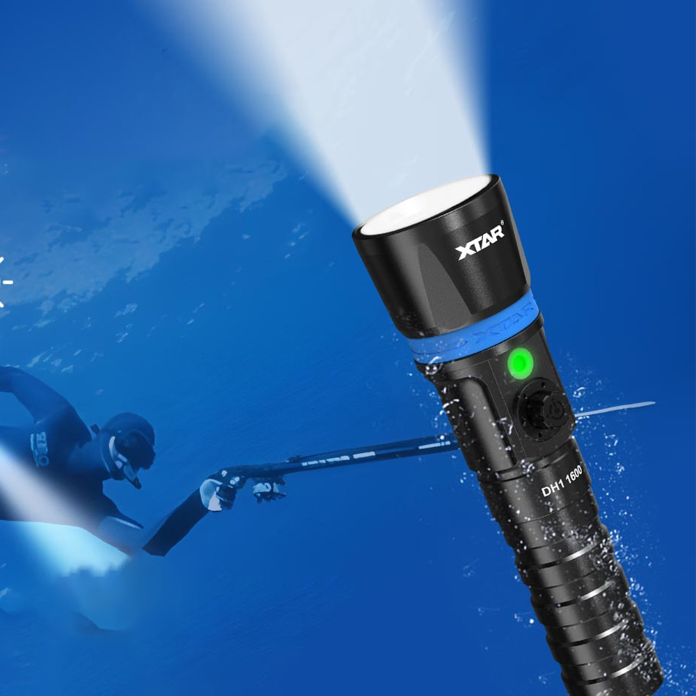 XTAR Senter Selam Diving Luminus SST-40 High Beam IPX8 1600 Lumens - DH1 1600 KT