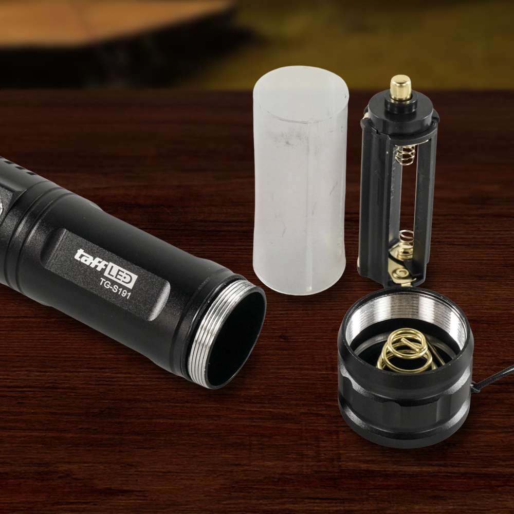 TaffLED Senter LED Long Range Zoom USB Rechargeable P50 800 Lumens - TG-S191