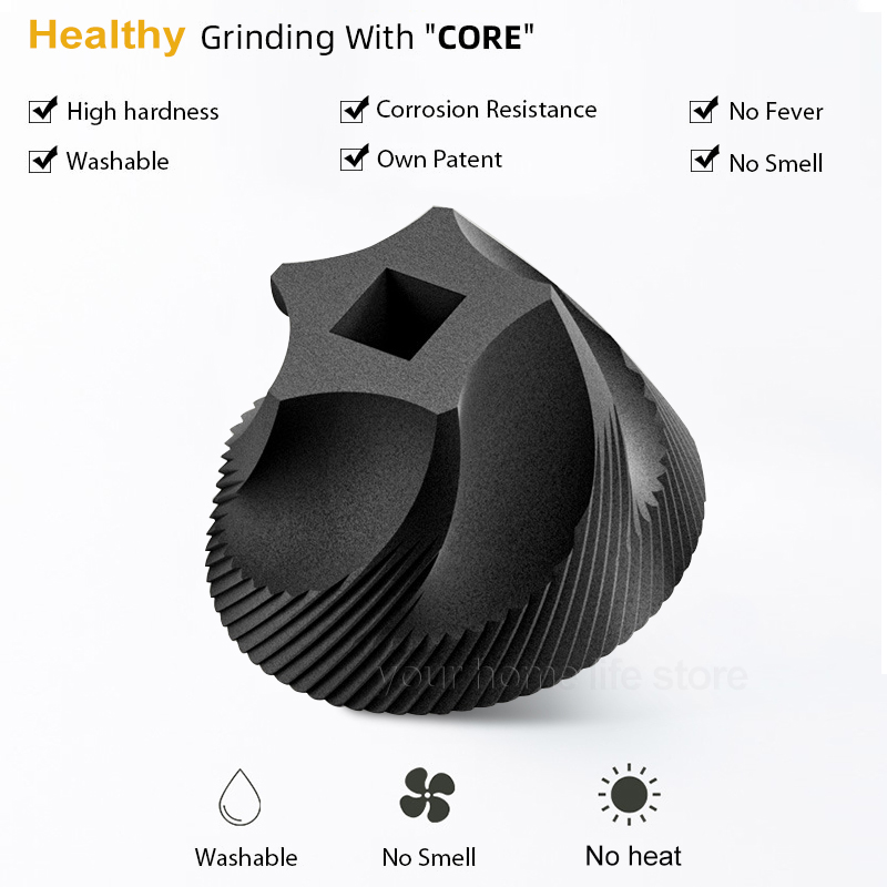 CLITON Alat Penggiling Kopi Elektrik Coffee Grinder Adjustable 1800mAh - KMDJ-2A