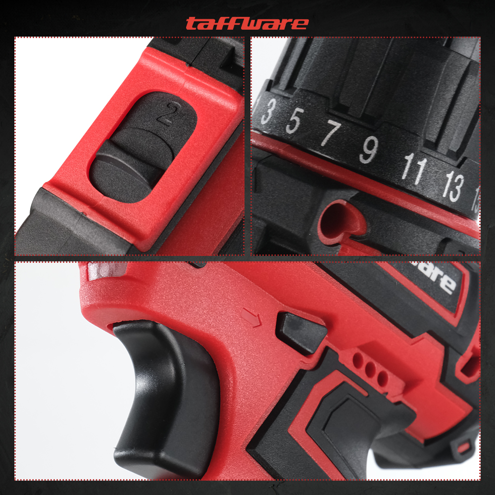Taffware Bor Listrik Cordless Lithium Battery Electric Screwdriver 12V - KR564