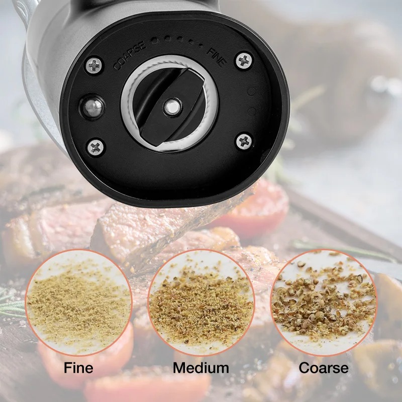 Winereco Alat Penggiling Biji Lada Elektrik Spices Pepper Mill Grinder - KYMQ-14