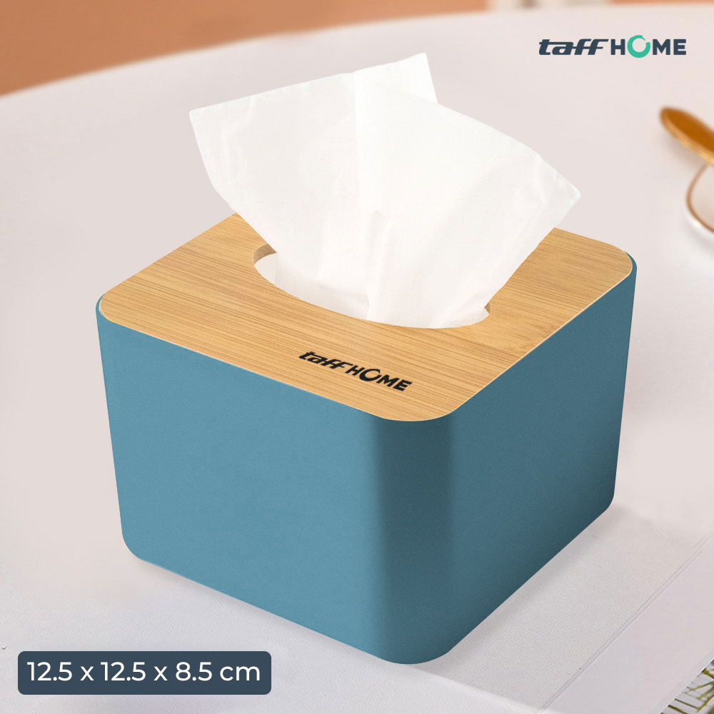 TaffHOME Kotak Tisu Kayu Multifungsi Wooden Tissue Box - ZJ03