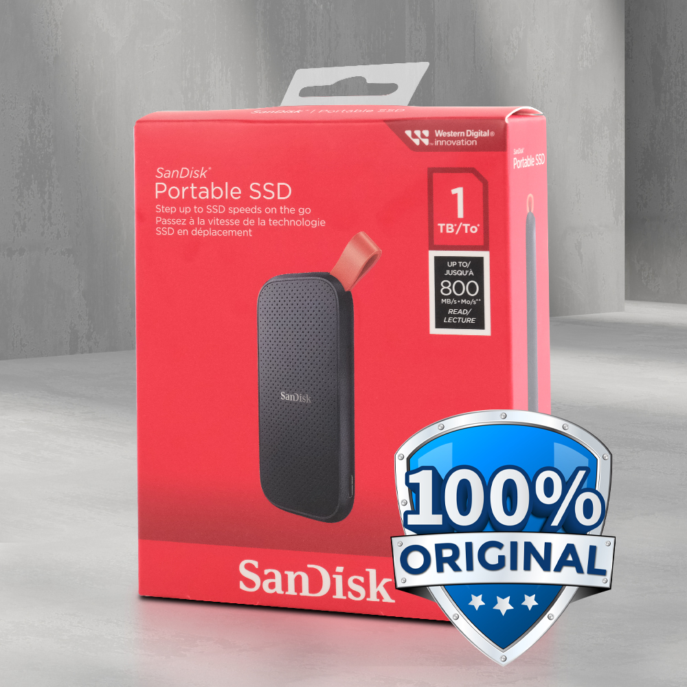 SanDisk Portable SSD 800MB/s USB 3.2 Gen 2 - SDSSDE30-G26