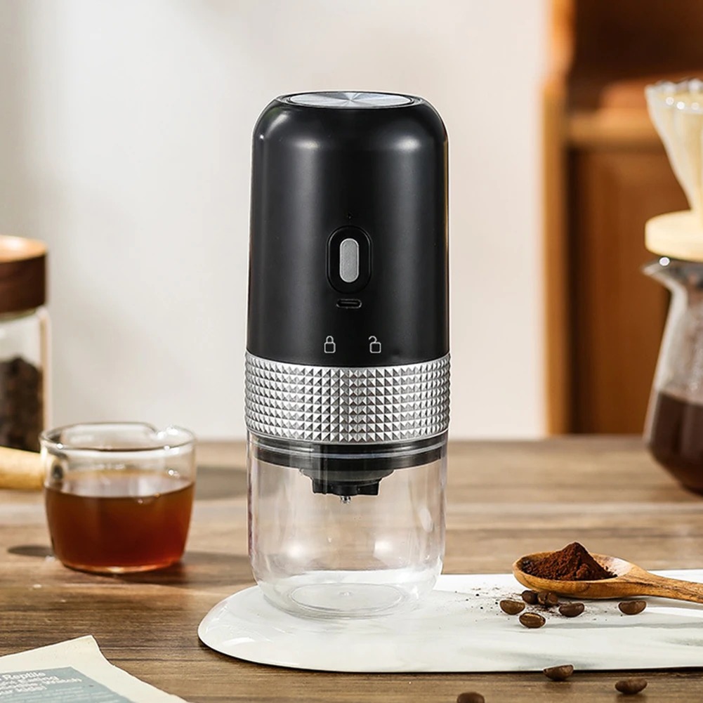 Alloet Alat Penggiling Kopi Elektrik Coffee Grinder Adjustable 1000mAh - CFT-211