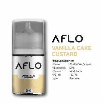 Aflo Vanilla Cake Custard 60ml - Liquid By MOVI