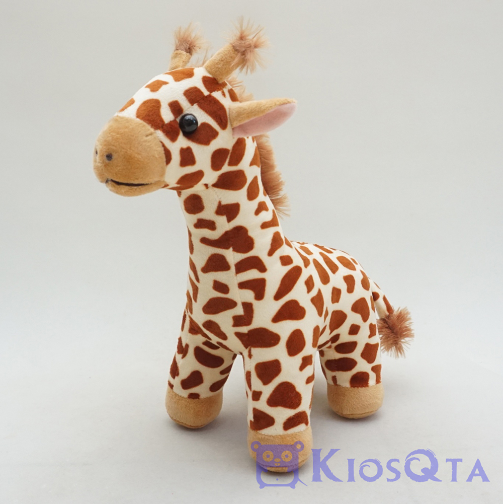 boneka jerapah coklat tua small OKT